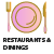 RESTAUTRANTS ET SALLES À MANGER